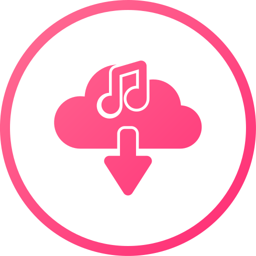 Music and multimedia Generic gradient fill icon