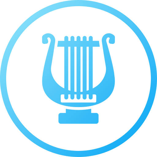 Harp Generic gradient fill icon