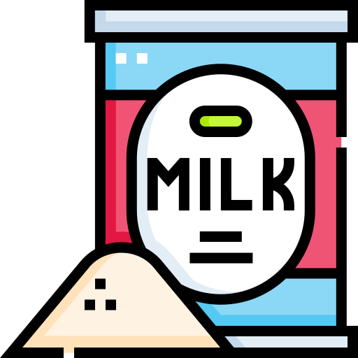 leite em pó Detailed Straight Lineal color Ícone