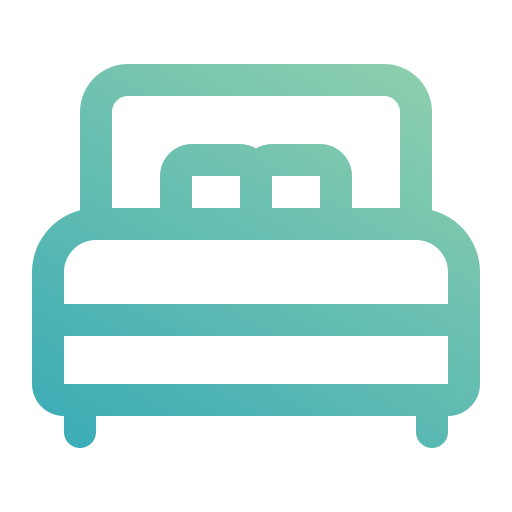 Bed Generic gradient outline icon