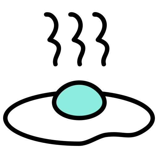 Fried egg Generic color lineal-color icon