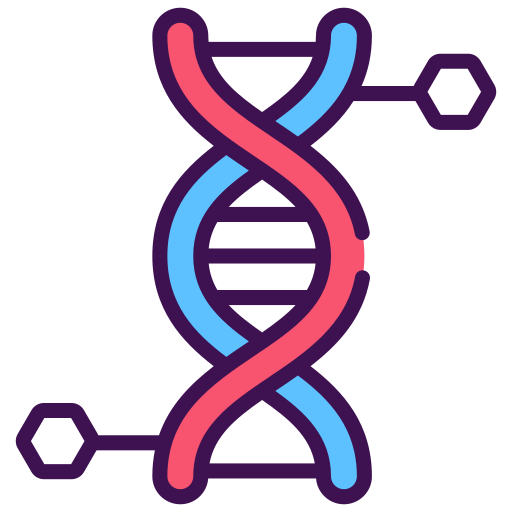 genoma Generic color lineal-color icona