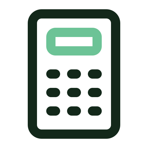 calculadora Generic color outline Ícone