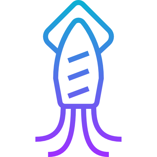 calamar Meticulous Gradient Icône