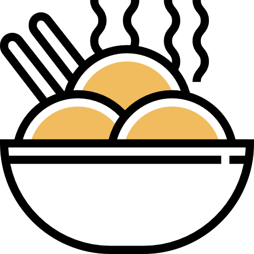 麺 Meticulous Yellow shadow icon