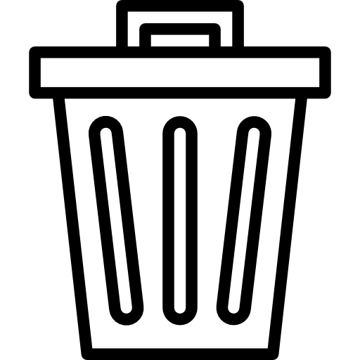 Корзина xnimrodx Lineal иконка