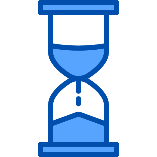 Sand clock xnimrodx Blue icon