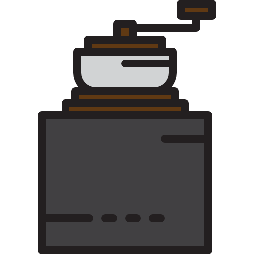 molinillo de cafe xnimrodx Lineal Color icono