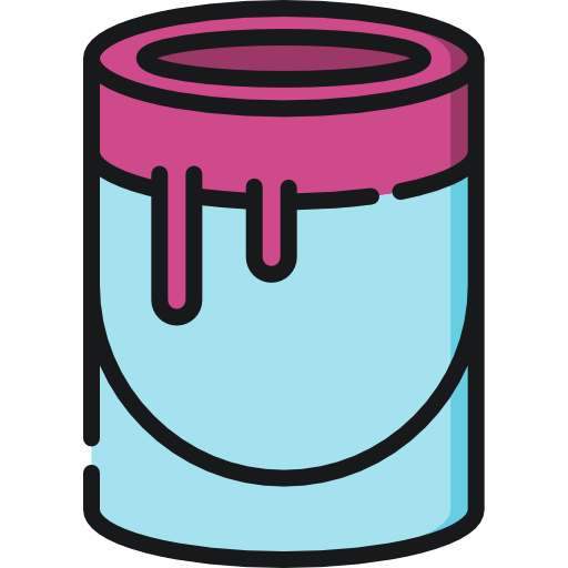 Paint bucket Special Lineal color icon