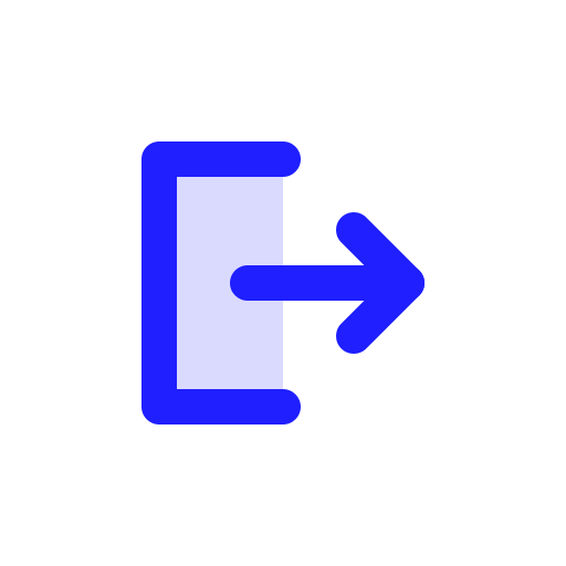 Log out Generic color lineal-color icon