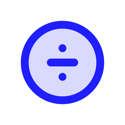 Divide Generic color lineal-color icon