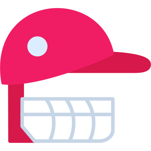 capacete de críquete Generic color fill Ícone