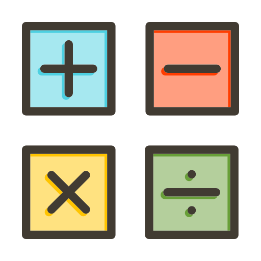 matematyka Generic color lineal-color ikona