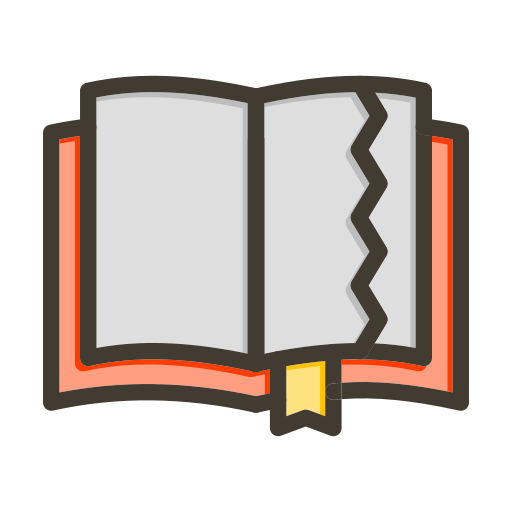 Teared book Generic color lineal-color icon