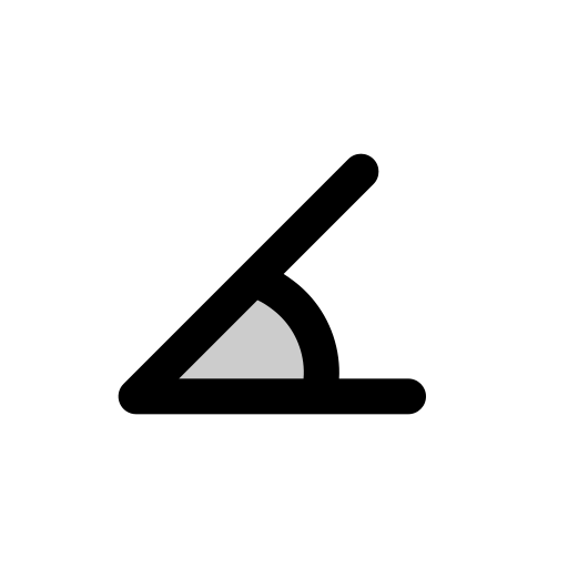 Angle Generic color lineal-color icon