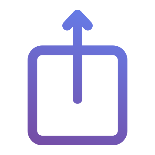 Share Generic gradient outline icon