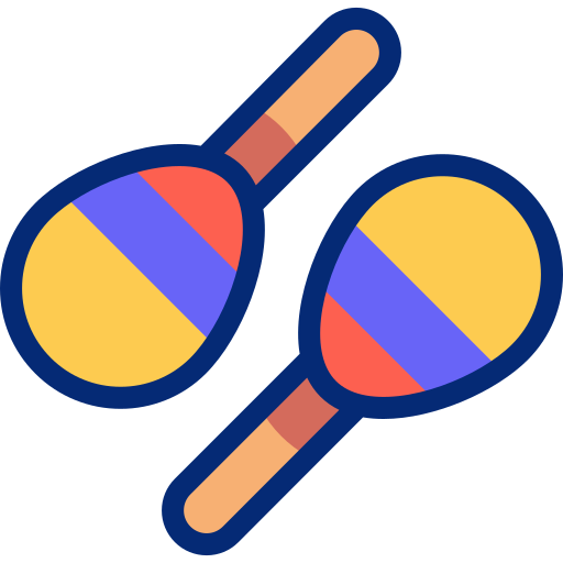 Maracas Basic Accent Lineal Color icon
