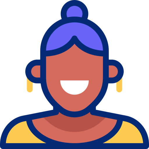Woman Basic Accent Lineal Color icon