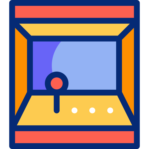 Arcade game Basic Accent Lineal Color icon