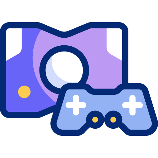 ビデオゲーム機 Basic Accent Lineal Color icon