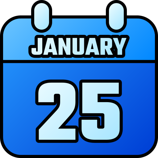 January Generic gradient lineal-color icon
