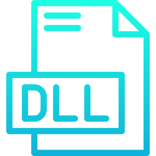 dll Generic gradient outline icon