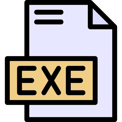 exe Generic color lineal-color icon