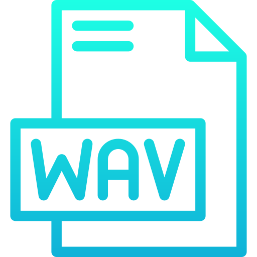 wav Generic gradient outline icon