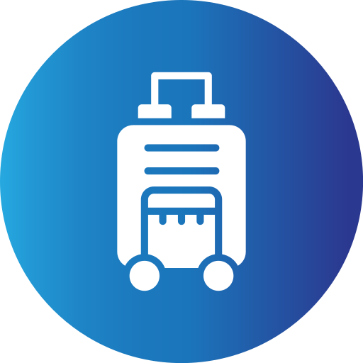 Travel bag Generic gradient fill icon