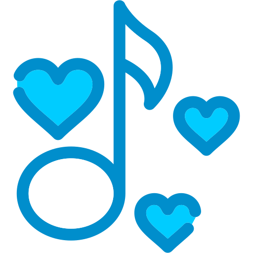 Love song Generic color lineal-color icon