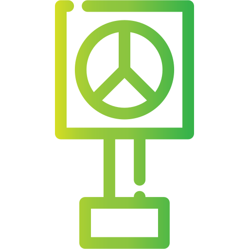 Pacifism Generic gradient outline icon