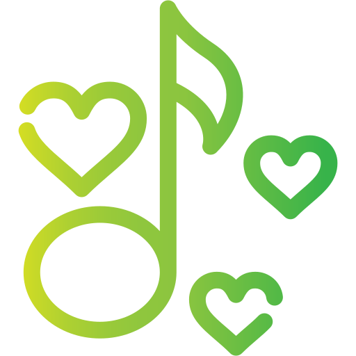 Love song Generic gradient outline icon