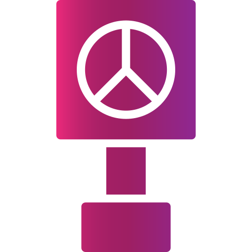 平和主義 Generic gradient fill icon