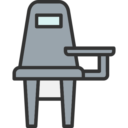Desk chair Generic color lineal-color icon
