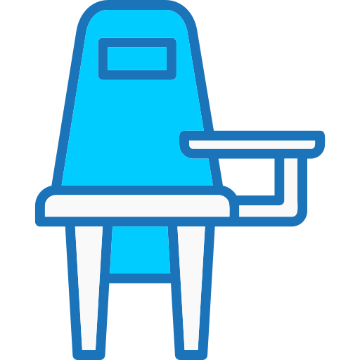Desk chair Generic color lineal-color icon