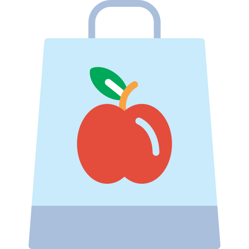 torba na żywność Generic color fill ikona