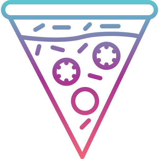 Pizza Generic gradient outline icon