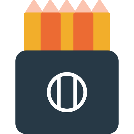 Pencil color Generic color fill icon