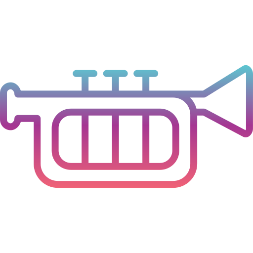 trompete Generic gradient outline Ícone