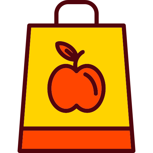 torba na żywność Generic color lineal-color ikona