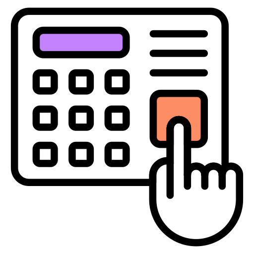 Биометрическая явка Generic color lineal-color иконка