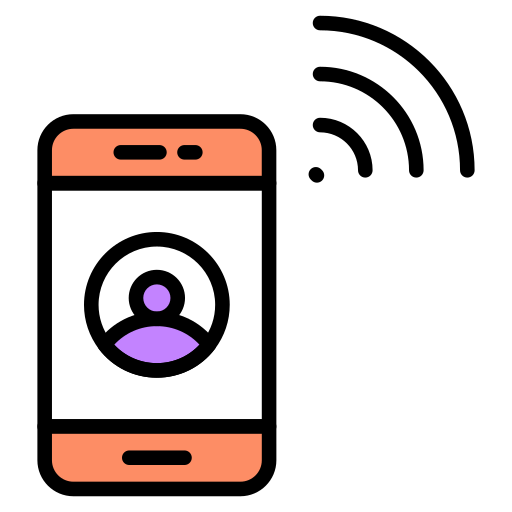 sieć mobilna Generic color lineal-color ikona