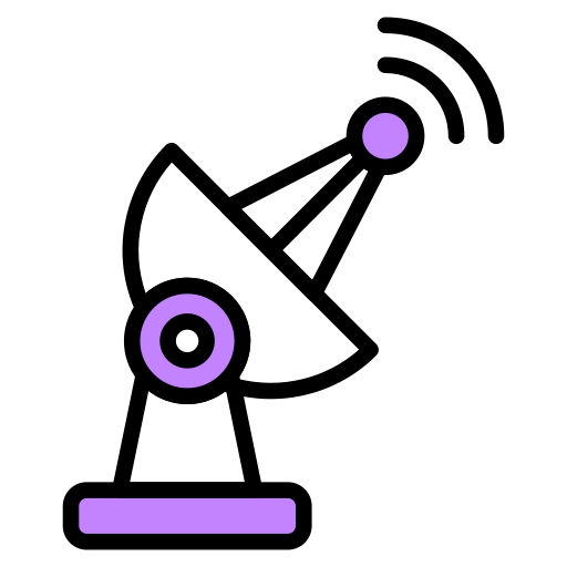 satellitenschüssel Generic color lineal-color icon