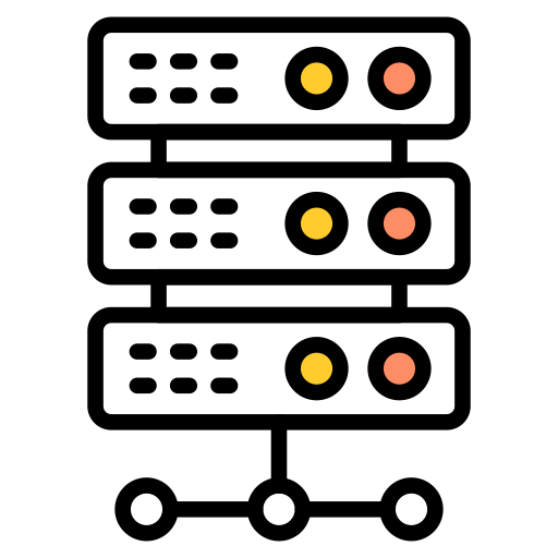サーバ Generic color lineal-color icon