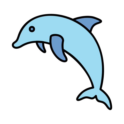 Dolphin Generic color lineal-color icon