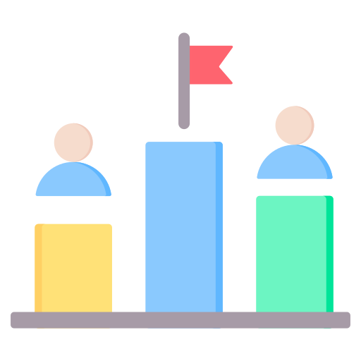 concurrent Generic color fill Icône