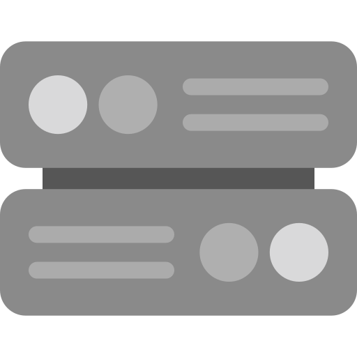 サーバ Generic color fill icon