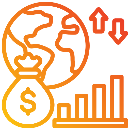 investimento Generic gradient outline icona