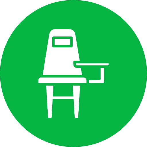 krzesło biurowe Generic color fill ikona