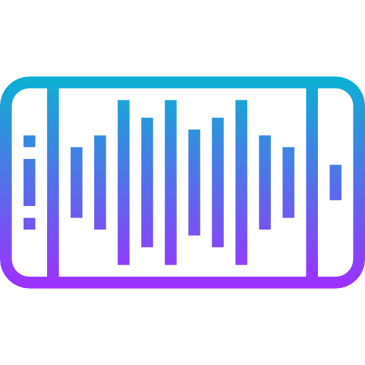 Sound waves Meticulous Gradient icon